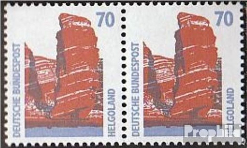 Briefmarken BRD (BR.Deutschland) 1990 Mi 1469wP waagerechtes Paar postfrisch Sehenswürdigkeiten