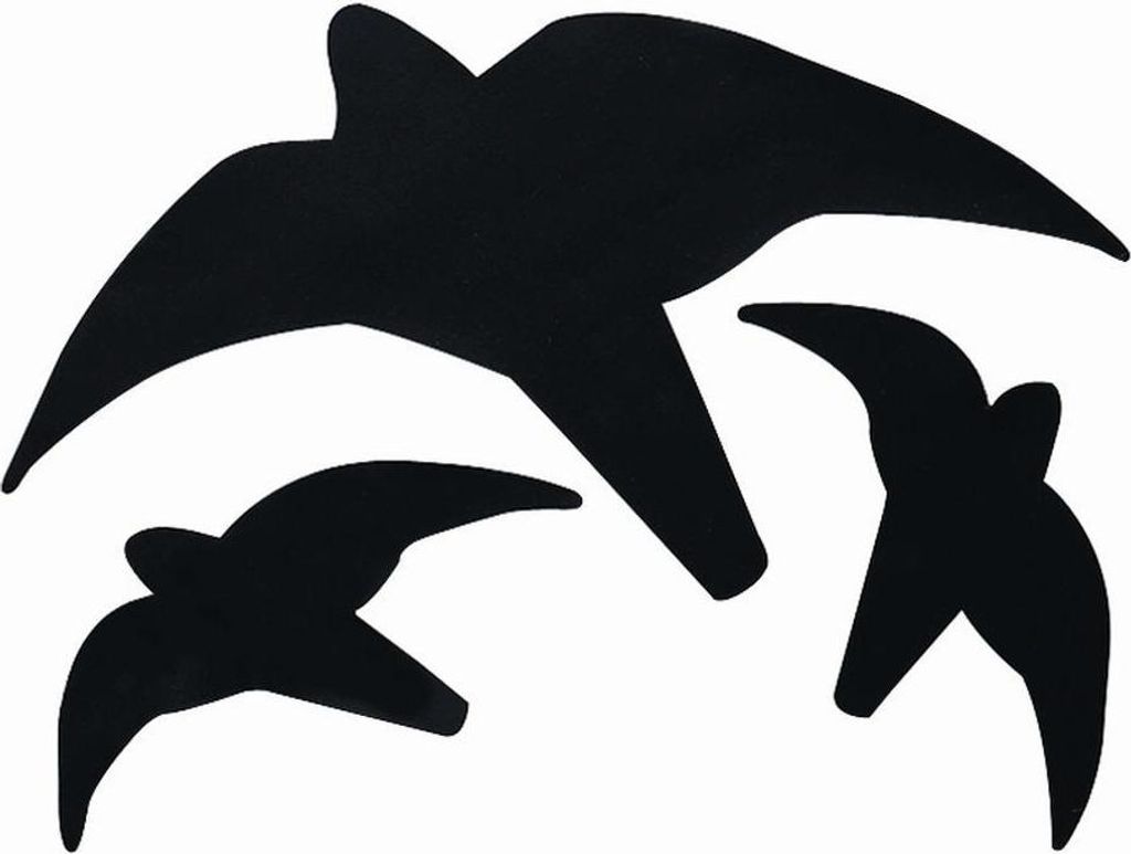 Greifvogelsilhouette, schwarz Produktbild 