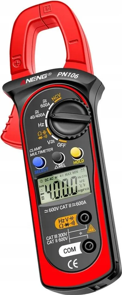 Pince ampèremétrique multimètre numérique Aneng PN106 Pro écran LCD - 4