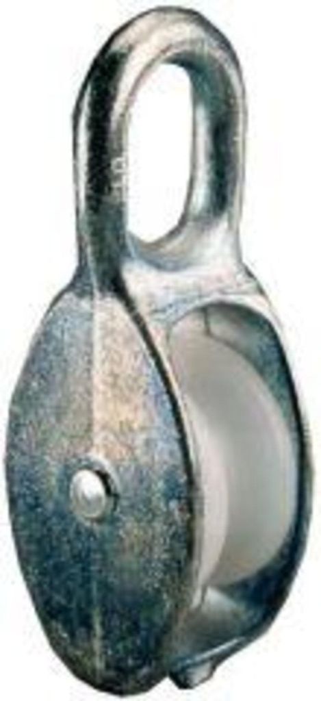 Blockrolle einfach galZn f. Seil-Ø b.10,0mm
