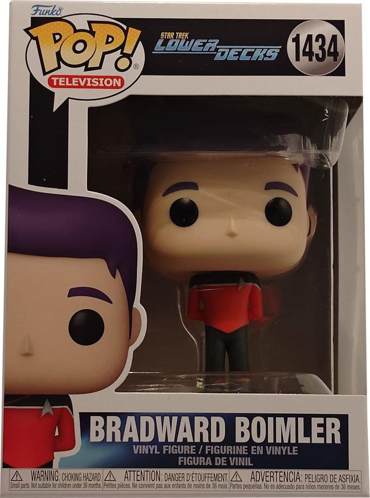 Funko Pop! Television - Star Trek Lower Decks - Bradward Boimler, Vinyl-Figur, Filmfigur, Charakterfigur, Nr. 1434