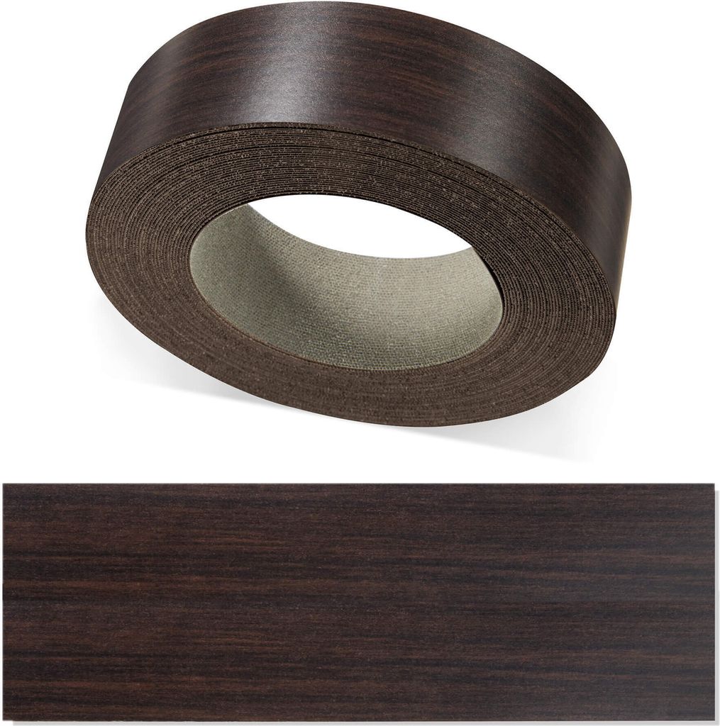 ben+camilla.com Kantenumleimer | Wenge 30 mm x 10 m | Sicherer, bequem, Profi Material