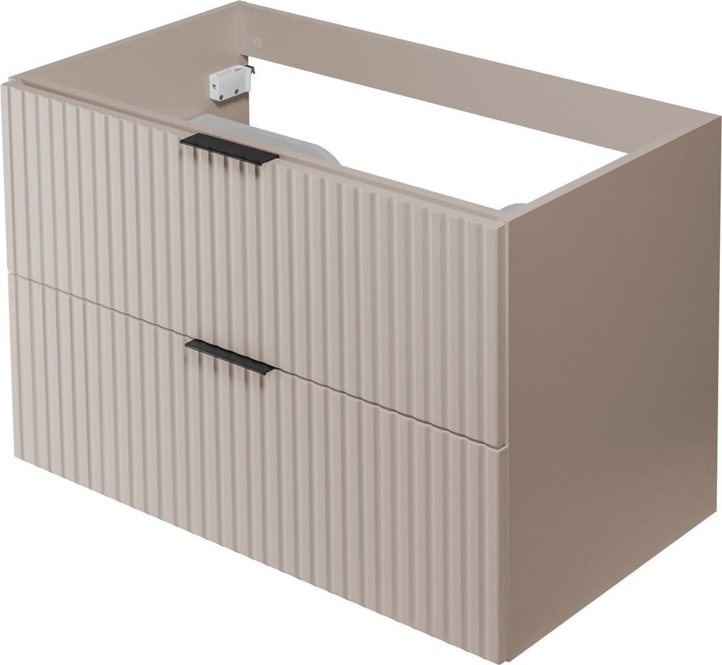 Rodan | Waschbeckunterschrank - 80cm | Beige matt - Produktbild 3