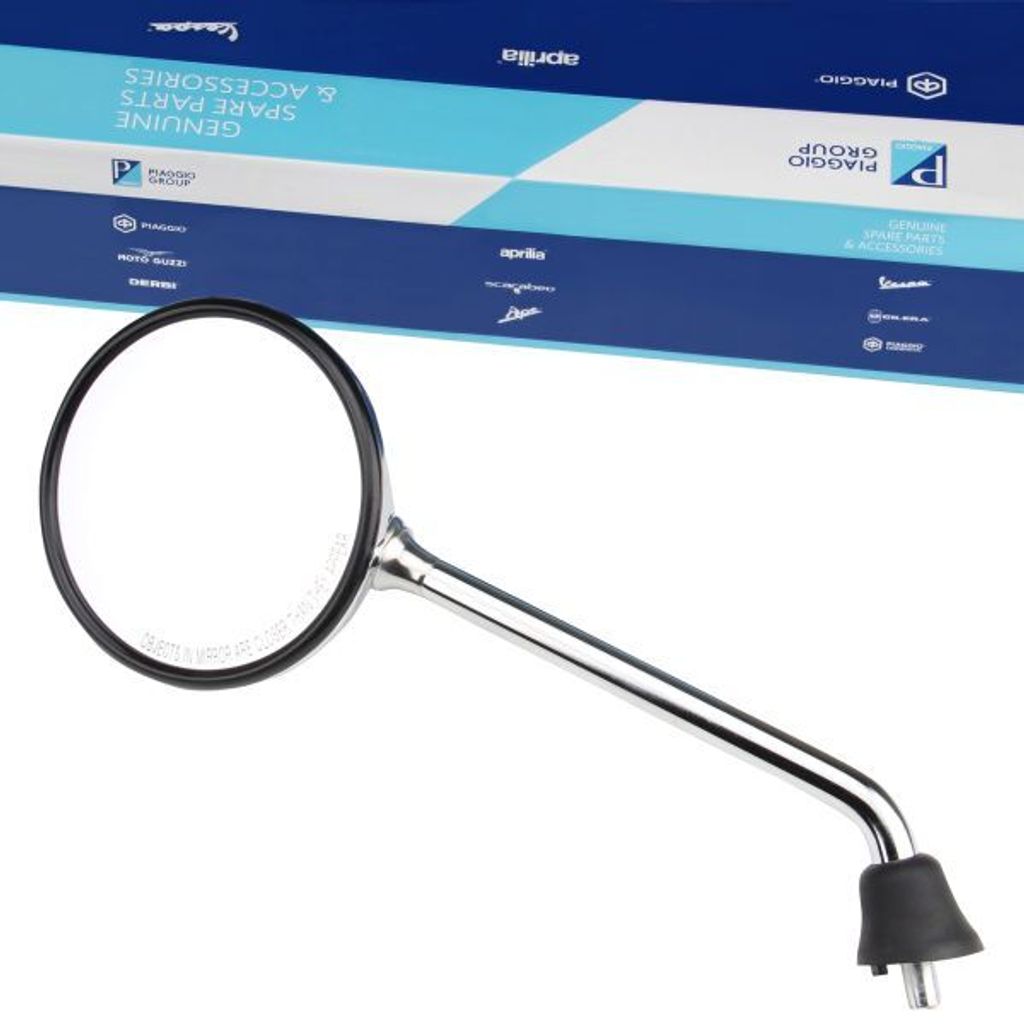Rétroviseur gauche chromé CM179801 pour Vespa LX 50, 125, Image du produit 