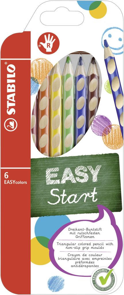 Ergonomischer Buntstift für Rechtshänder - STABILO Produktbild 