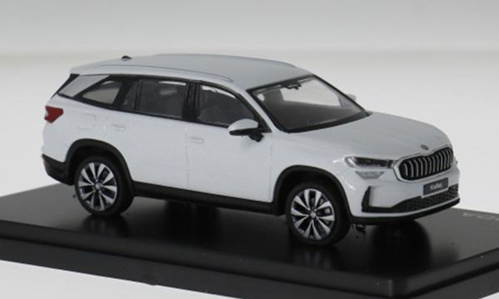 Skoda Kodiaq II (2023) Blanc Lune Métallisé ABREX 1:43 Image du produit 
