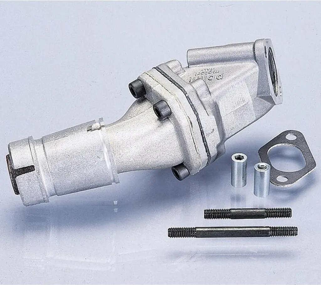 Pipe d'admission Polini Vespa PK montage 2 trous Ø19 mm - Réf 215.0203
