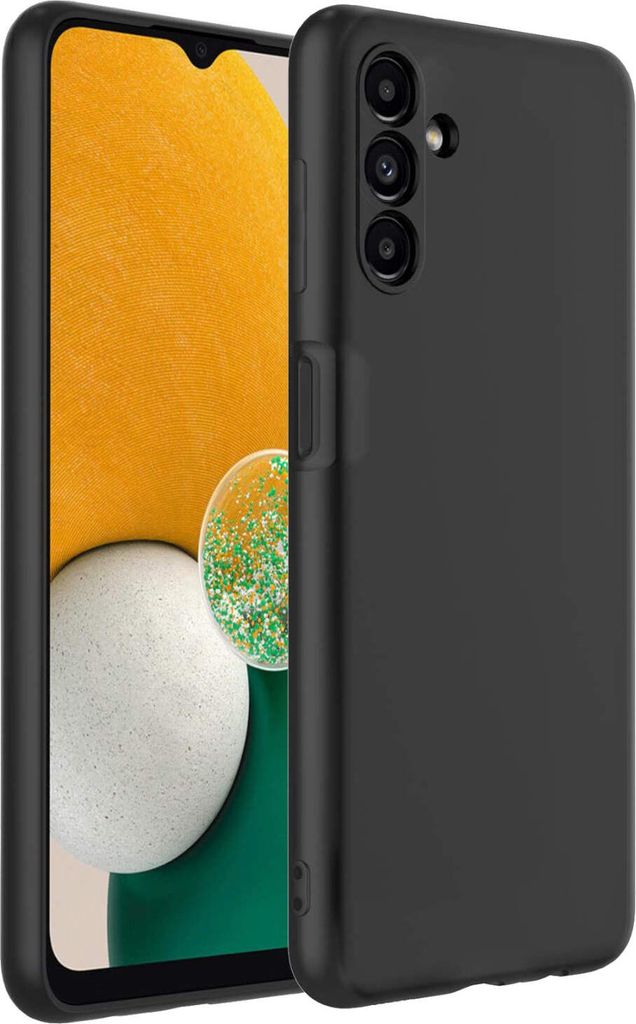 Für Samsung Galaxy A13 5G / A04S Silikon Case Schwarz Handy Tasche Etuis Hülle