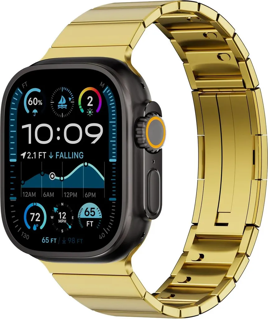 Cinturino Magnetico Oro Apple Watch 38-42mm | Maglia Milanese Premium