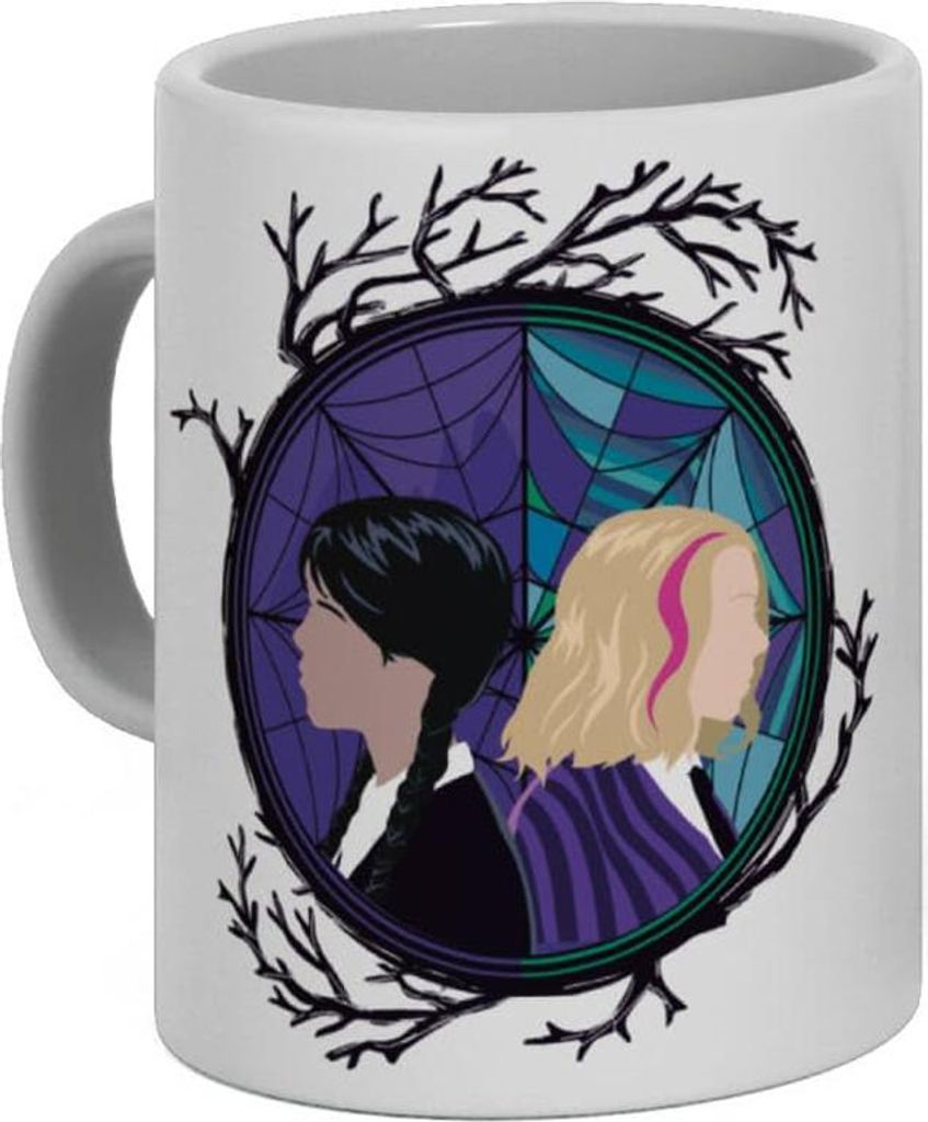Wednesday - Kaffeebecher, Sublimierter Druck CD1851 (Einheitsgröße) (Bunt)