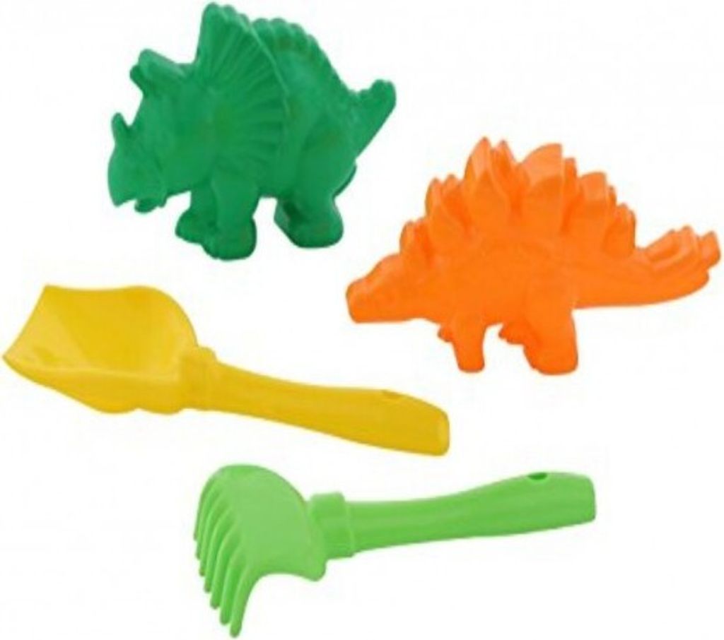 WADER Sandförmchen 4 Stück Dino
