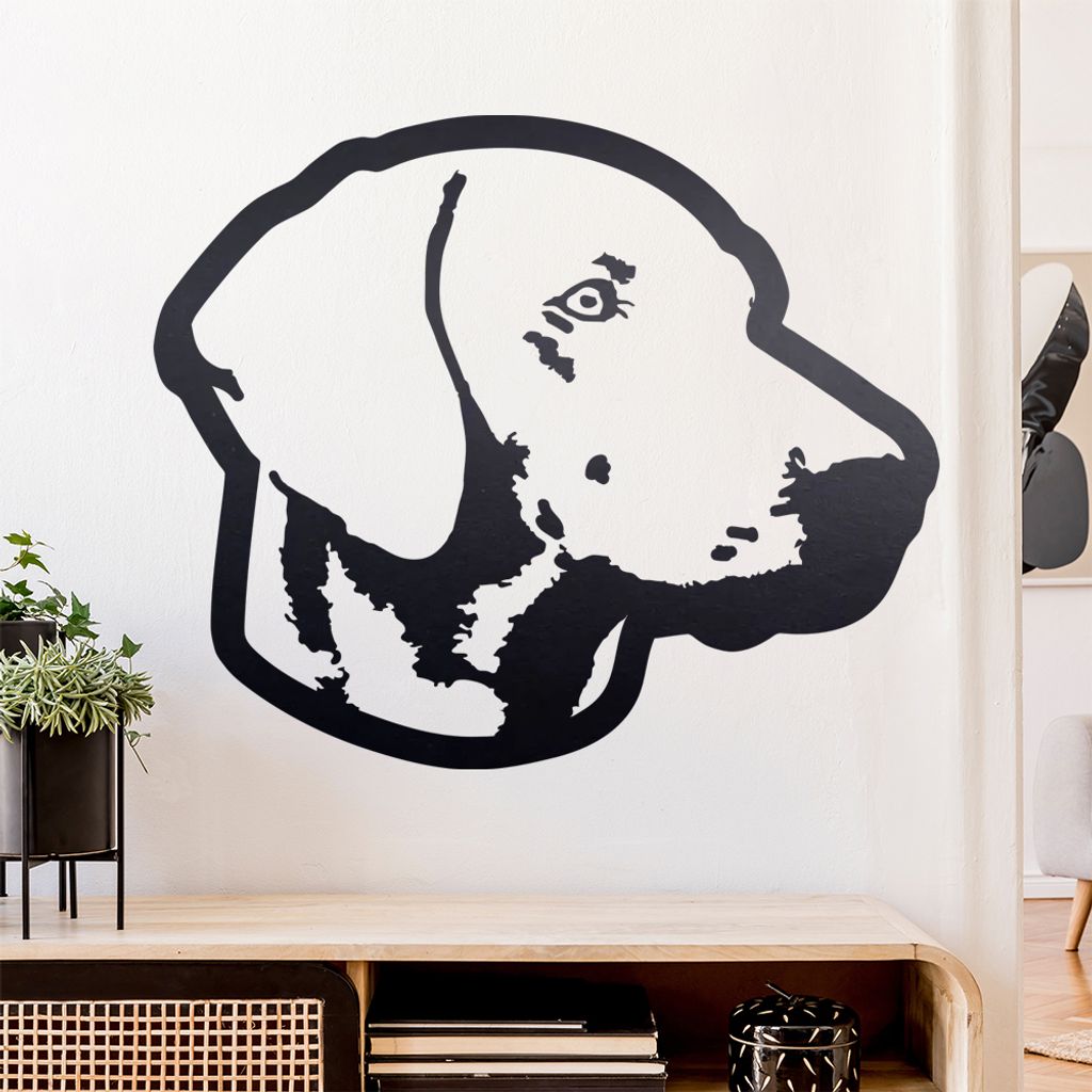 weimaraner Hund Wandtattoo Wandaufkleber Wall Sticker - Dekoration, Küche, Wohnzimmer, Schlafzimmer, Badezimmer