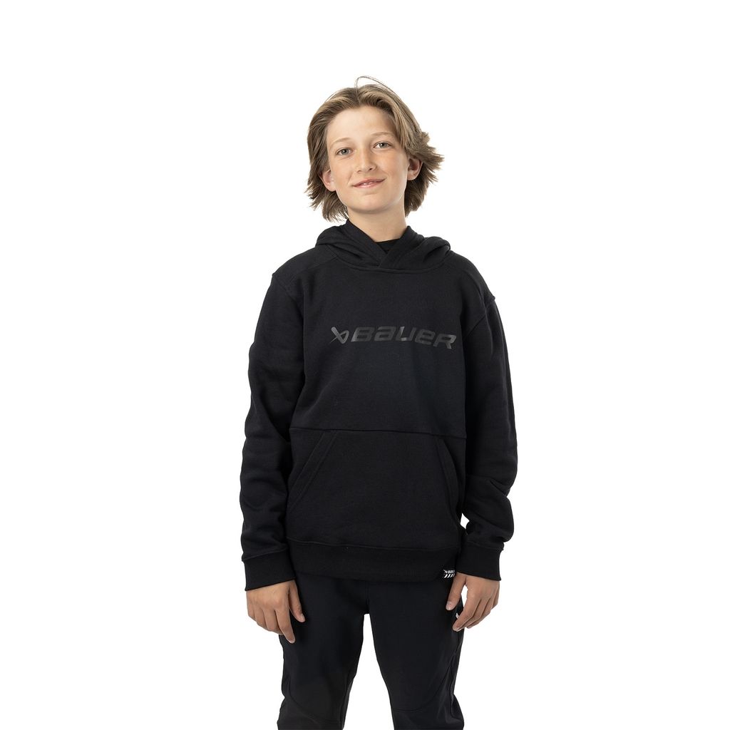 BAUER CORE HOODIE ULTIMATE ( Schriftzug ) Junior / S24 / , Größe:YXL, Farbe:schwarz