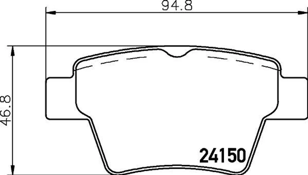 Plaquettes de frein HELLA haute sécurité 1607961680 pour 307 SW et C4 LA