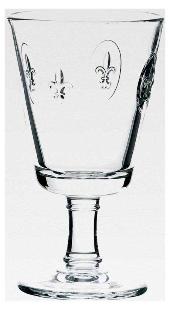 Weinglas Fleur De Lys Lilie 240 ml - 6er Set