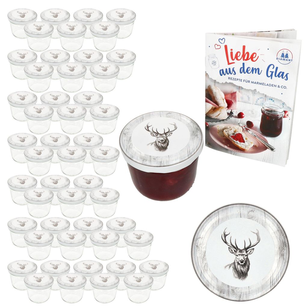 lot de 50 pots de 230 ml + couvercle Twist-Off TO82 Alois Image du produit 