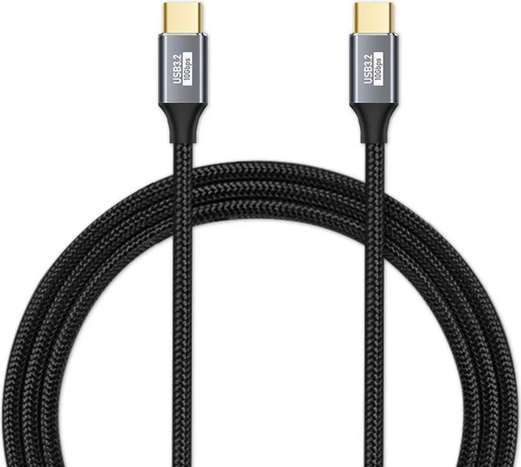 INF Cavo USB-C 3.1 Gen2 da 100W per ricarica rapida e trasferimento dati 1,5 milioni