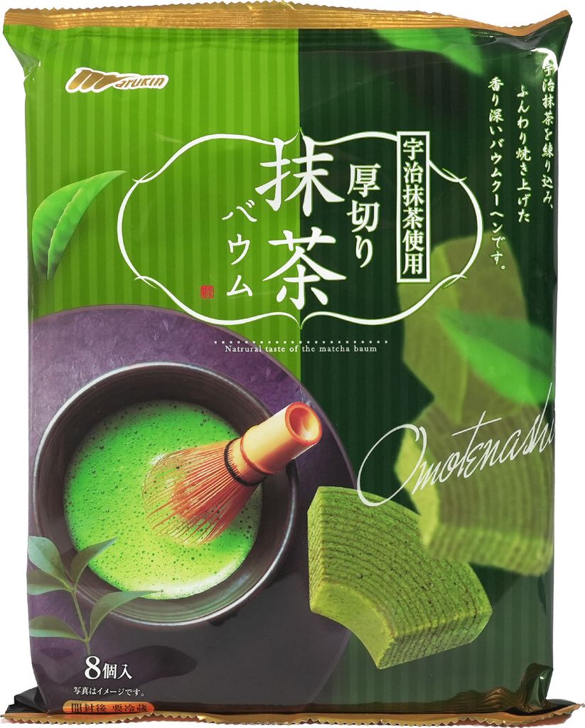 Marukin Japanischer Baumkuchen Grüntee 220g