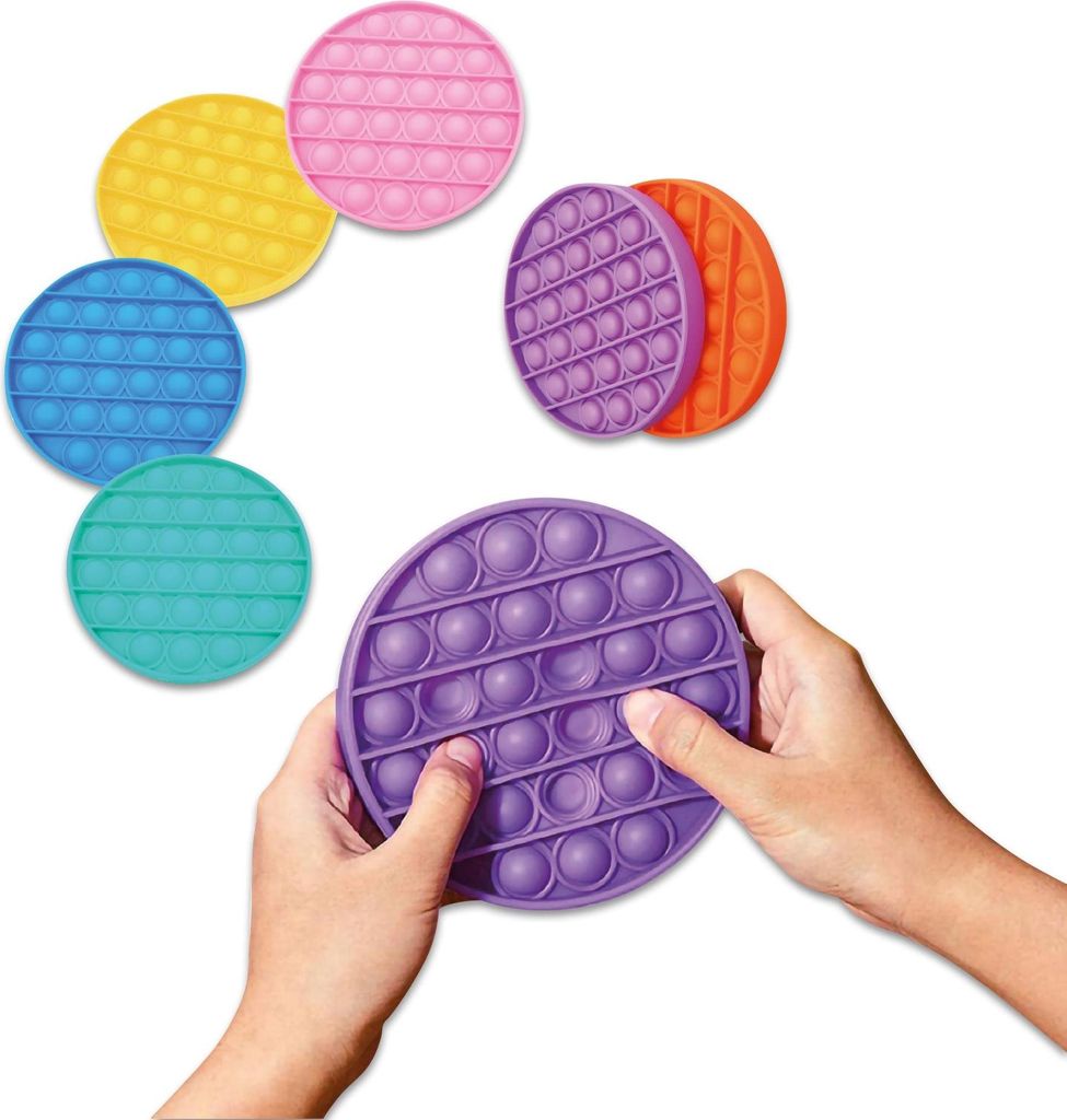 Betzold Motorikscheiben Push Pop Bubble, 6er-Set, Produktbild 