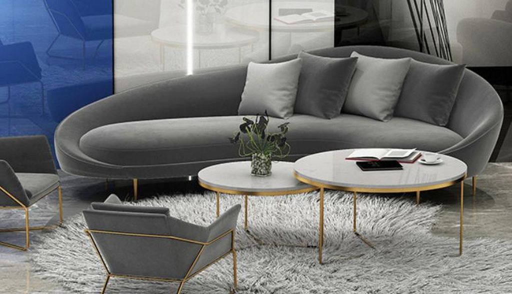 Ecksofa L-form Samt Sofa Wohnlandschaft Relax Sitz Design Couch Lounge Sofas