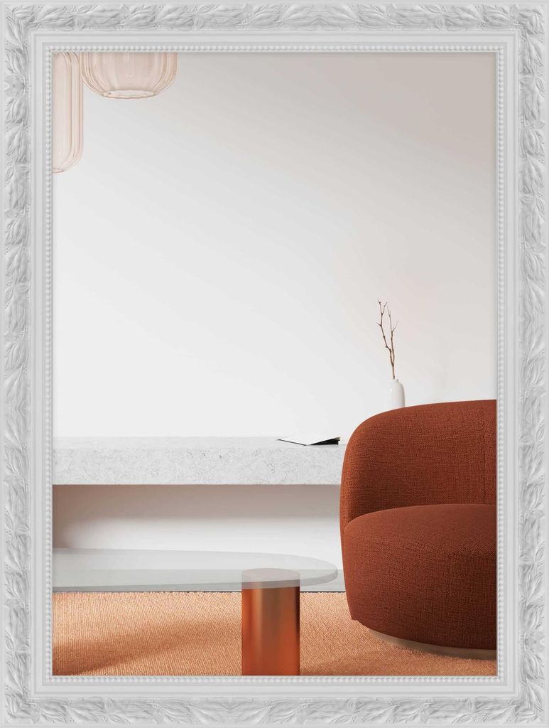 nielsen HOME Wandspiegel Francesca, Weiß, Holz, ca. 50x70 cm
