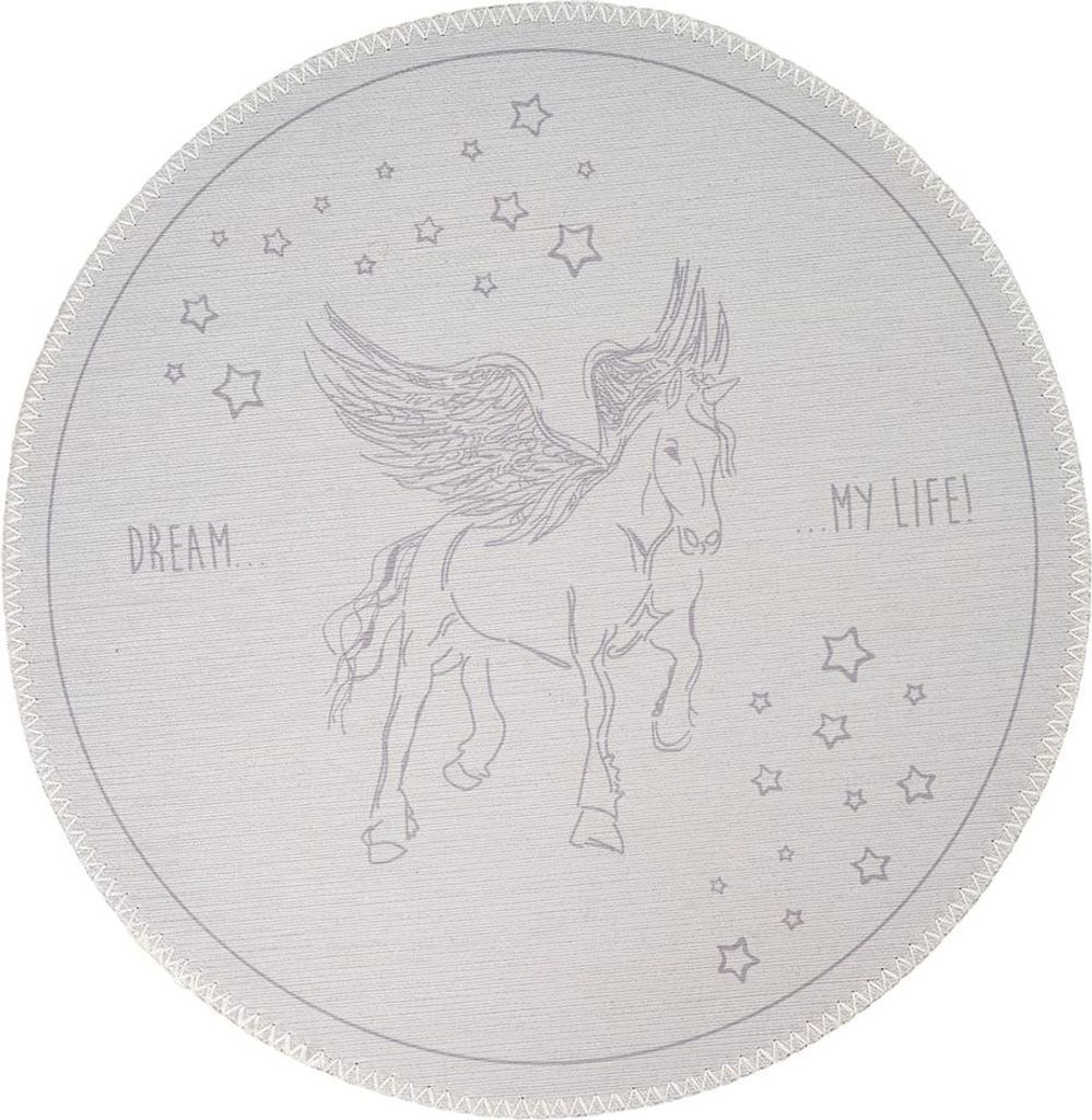 Bambini 200 Grau Ø 160cm RUND Produktbild 