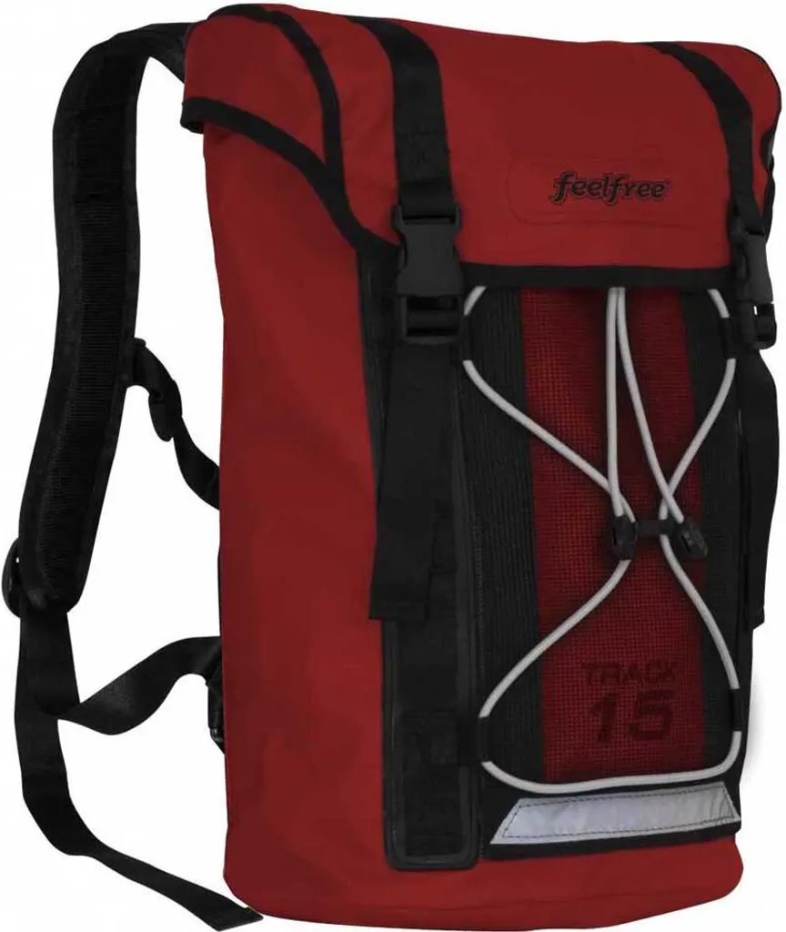 Sac de Randonnée Étanche 15 Litres Rouge pour Protéger vos Affaires