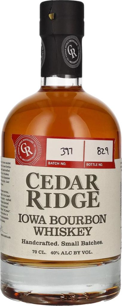 Cedar Ridge Iowa Bourbon Whiskey 40% Vol. 0,7l Produktbild 