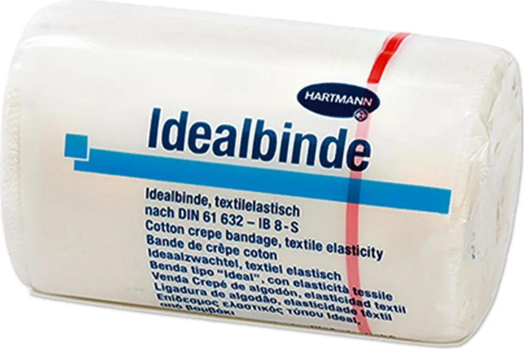 Stock 10 Bende Hartmann Ideal 8cm x 5m Cotone - Fornitura Sanitaria