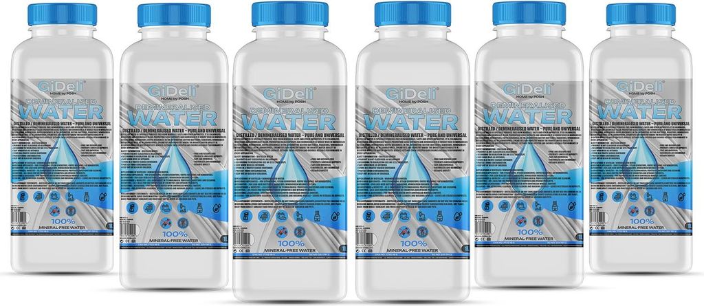 Demineralizovaná destilovaná voda 6 l – čistí žehličky a Obrázek produktu 