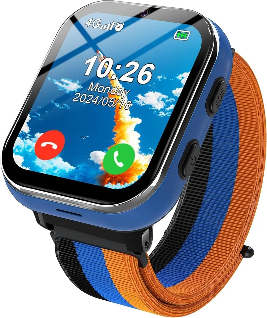 Smartwatch Bambini Pthtechus 4G Blu: Il Primo Telefono da Polso Smart