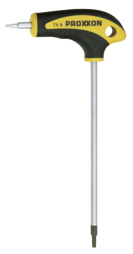 Proxxon L-Griff TORX Schraubendreher (TTX 40,0x185mm und TX 40,0x20mm)
