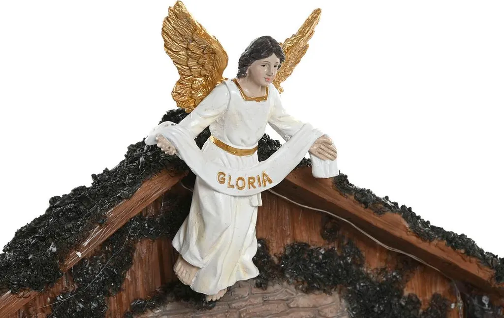 Crèche de Noël Colorée pour Décoration de Table - Ensemble de Santons - 2
