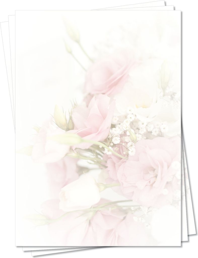 Motivpapier Briefpapier (Blumen-5166, DIN A4, 25 Blatt) - Produktbild 