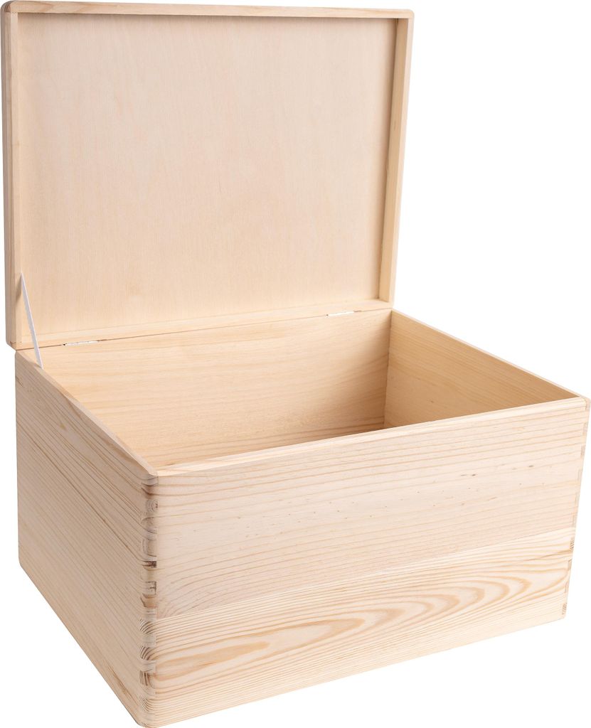 Creative Deco Boite de Rangement en Bois 40 x 30 x 24 cm Image du produit 
