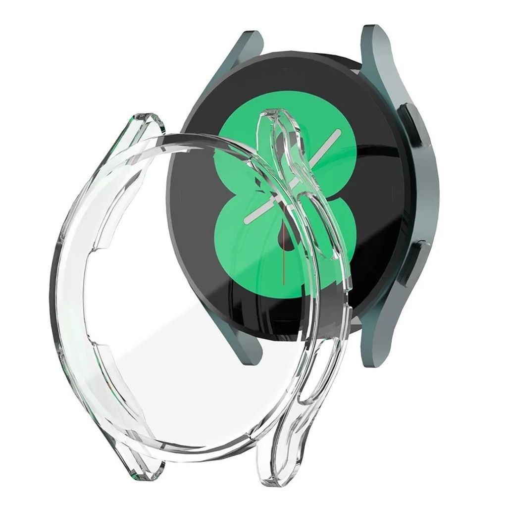 Strap-it TPU-Hülle – transparente Schutzhülle passend für Samsung Galaxy Watch 4 40 mm / Galaxy Watch FE