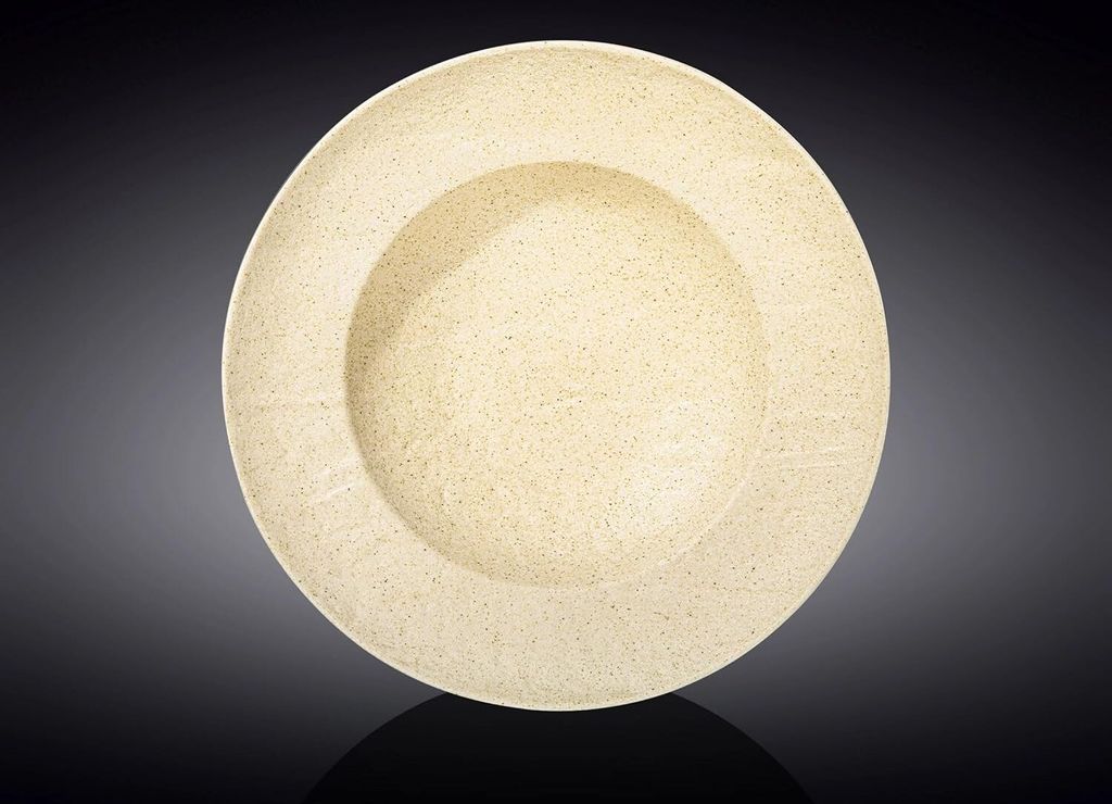 Wilmax Tiefer Teller 25,5 cm 350 ml Sand Porzellan WL-661330/A