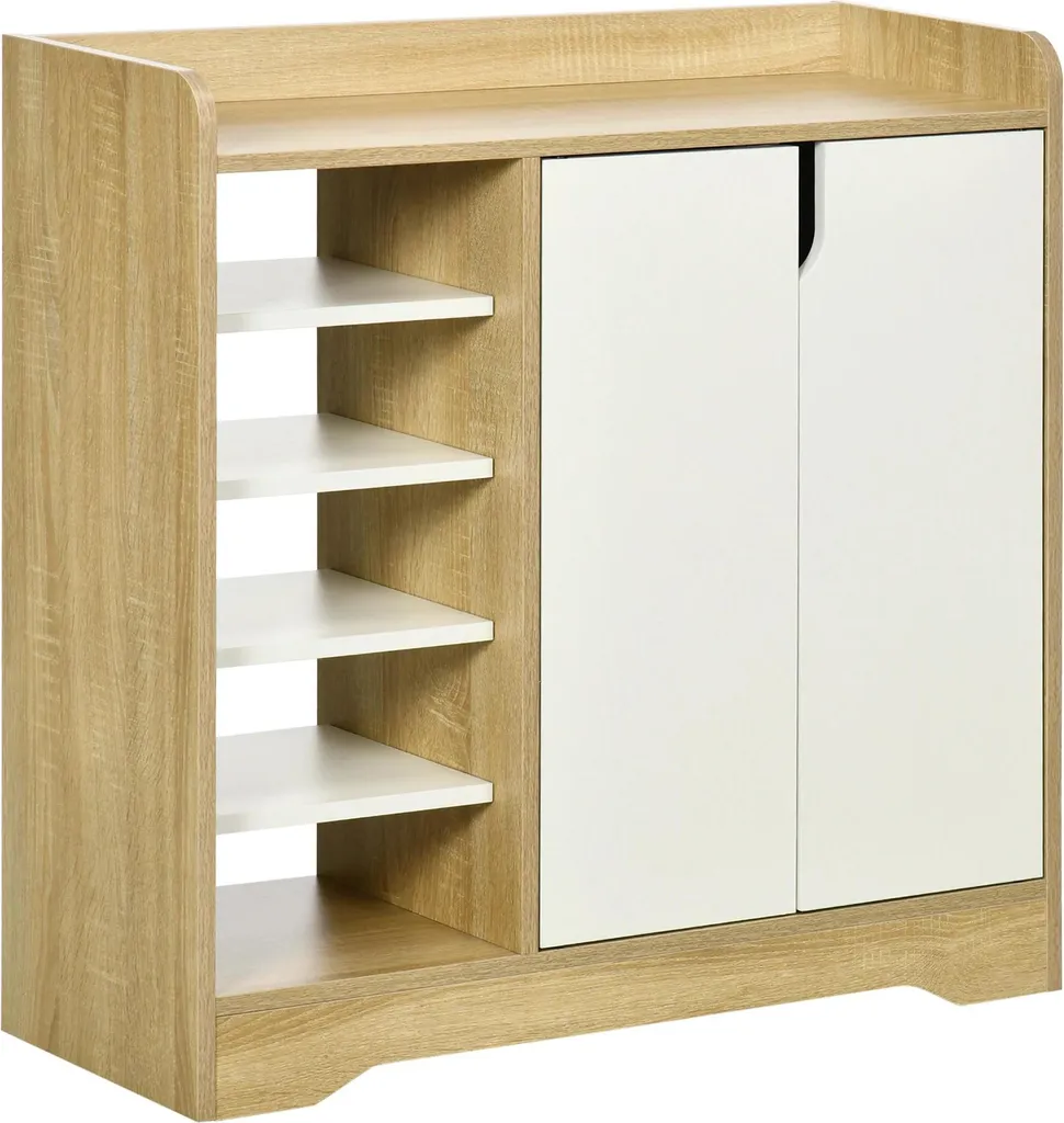 Meuble porte-chaussures vertical pour 13 paires, format 80x30x80 cm