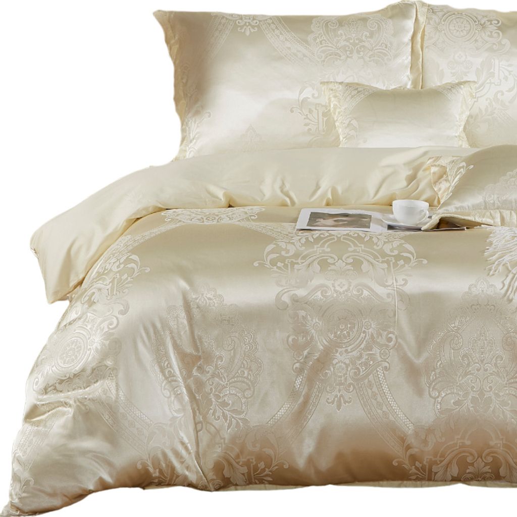 Bettwäsche 220X200, Baumwolle, Satin-Bettwäsche, Kissenbezüge 70X80, Kissenbezüge 40X40