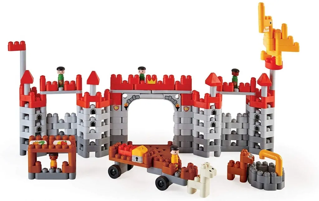 Château Médiéval PolyM : Briques Lavables et Souples pour Petits Mains - 5