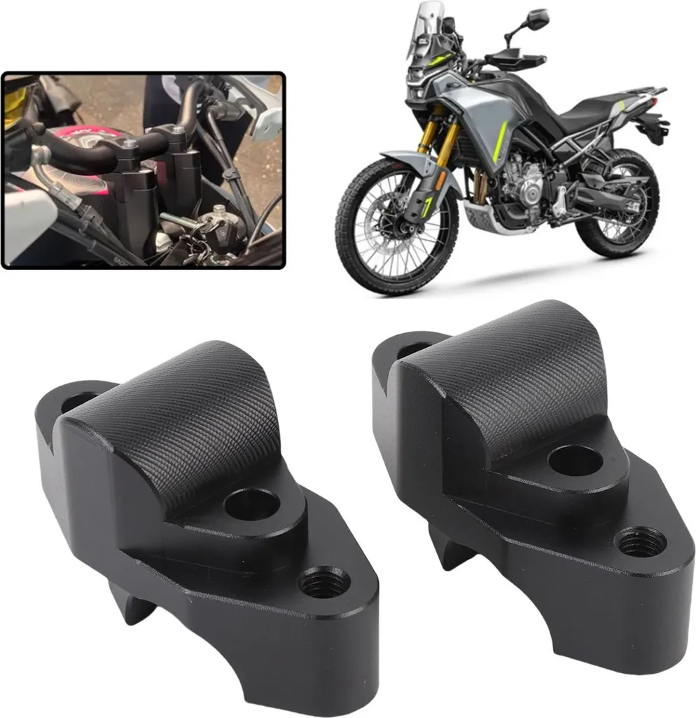 Riser de Guidon Rehaussé pour CFMOTO 450MT 2024+ en Alliage d'Aluminium