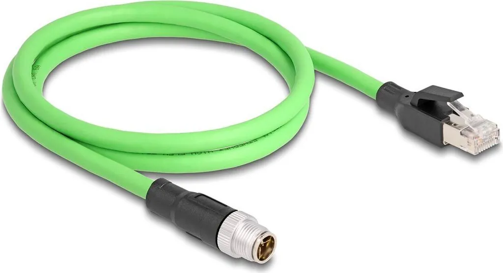 Delock 80441 Cavo di Rete M12-X a RJ45 1m per Automazione