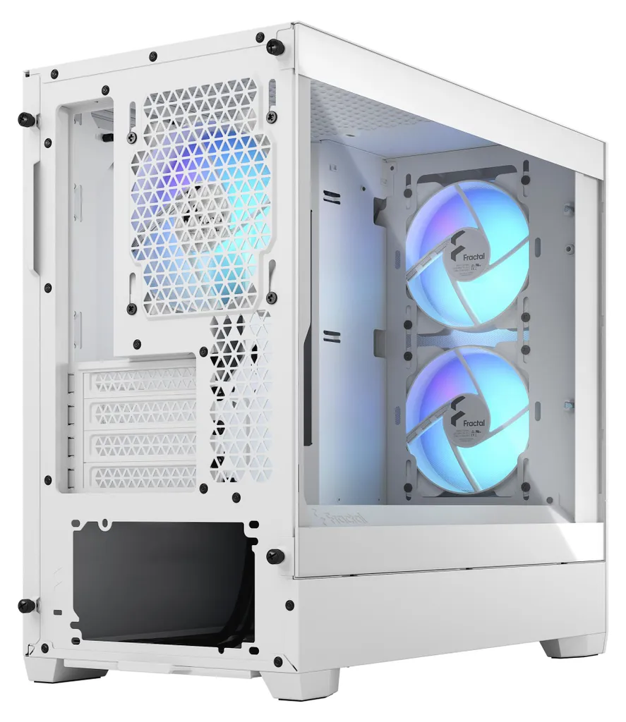 Fractal Design Pop Mini Air RGB Blanc TG - Boîtier PC Micro-ATX Performant
