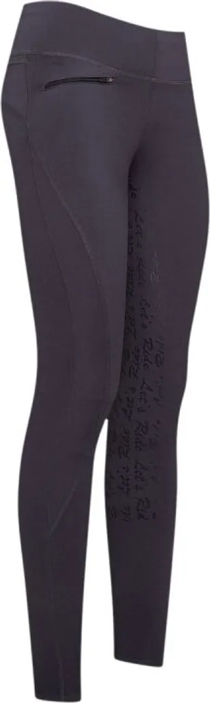 Leggings équitation Easy Rider euro-star avec fond gris periscope t. 98