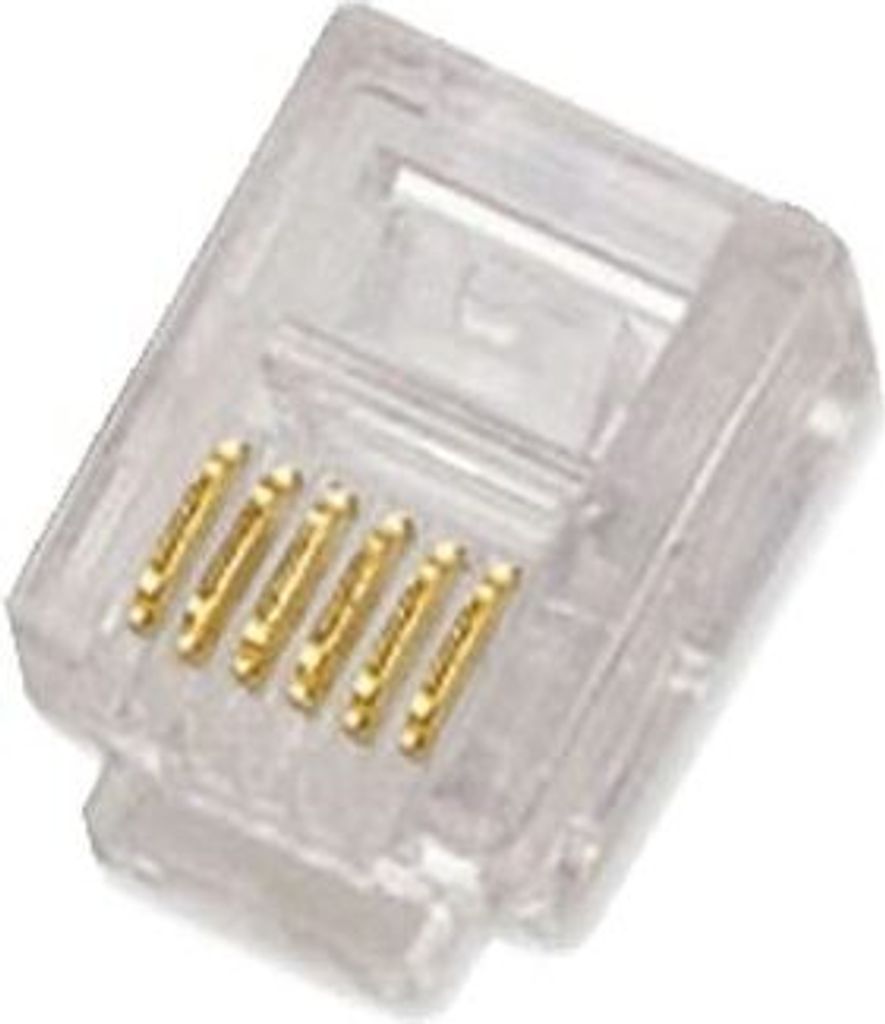 DATACOM RJ12 UTP Kabelstecker 6p6c Packung mit 10 Stück