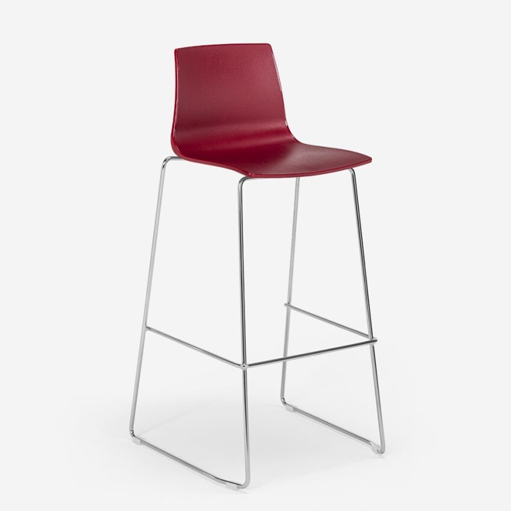 Grand Soleil Küchenbarhocker 74 cm Design Imola Slitta - Bordeaux
