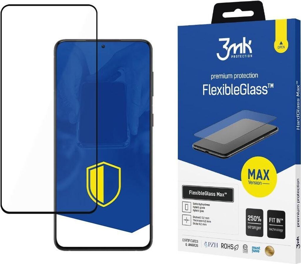 3mk FlexibleGlass Max Hartglasschutz fr Samsung Galaxy S21+ 5G