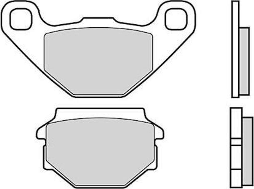 Brembo Bremsbelag Typ CC, Carbon/Keramik mit ABE, Bremsbelag 07014" Satz"