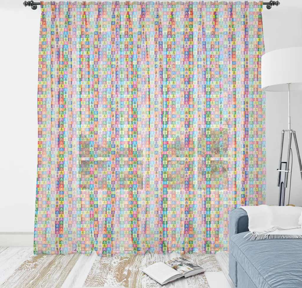 ABAKUHAUS Arazzo con teschi, teschi e spade incrociate Stampa ispirata alla bandiera pirata Jolly Roger, tessuto in raso setoso per soggiorno e camera da letto, 135 cm x 274 cm, multicolore