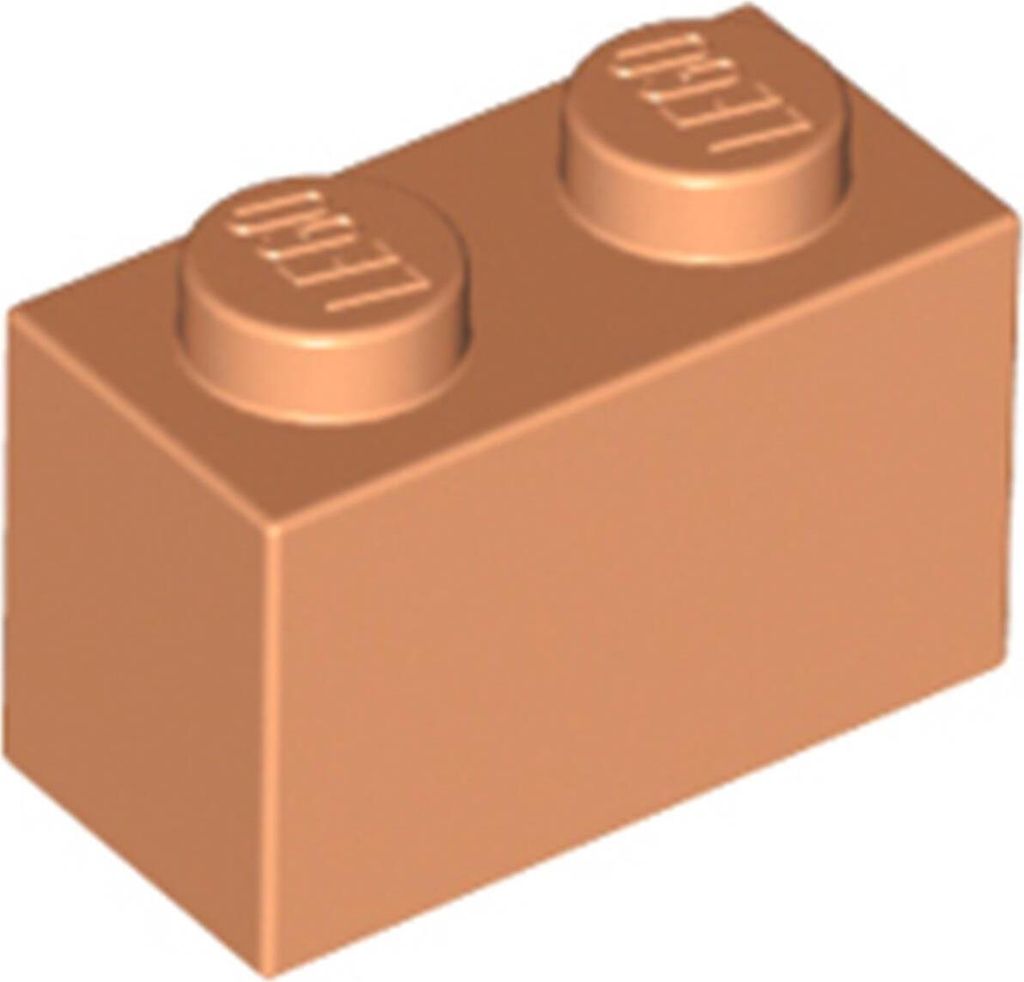 1 Stück LEGO, Teil Nr. 3004 in Nougat (Nougat)